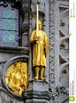 Thierry, Count of Flanders at the Basilica of the Holy Blood in Stock ...