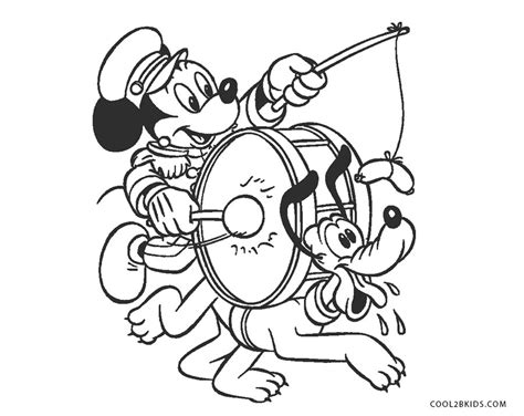 Dibujos de Mickey Mouse para colorear - Páginas para imprimir gratis