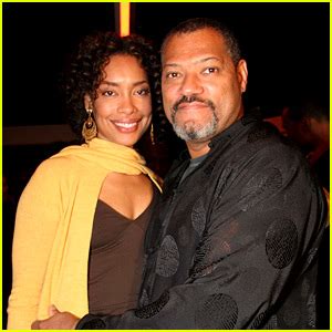 Laurence Fishburne Gina Torres Have Seemingly Split Gina Spotted Kissing Another Man Gina