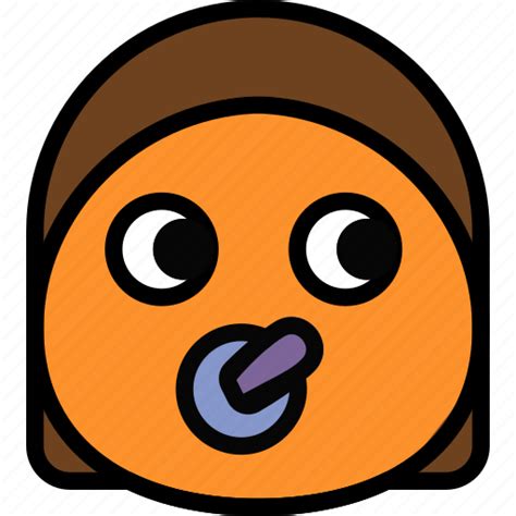 Baby Emoji Emoticon Face Girl Icon Download On Iconfinder