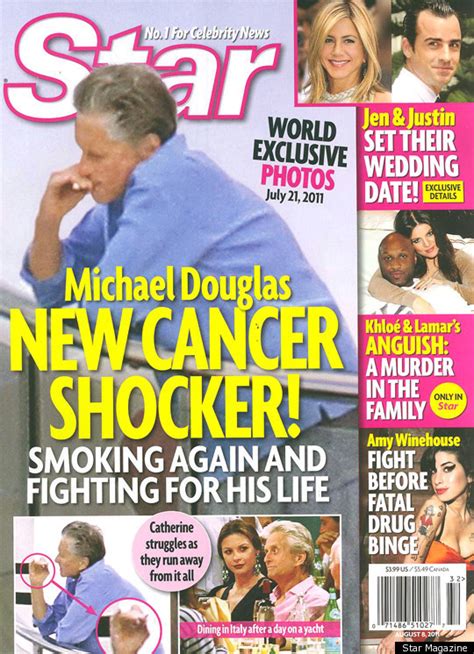 Is Michael Douglas Smoking Just Months After Battling Throat Cancer