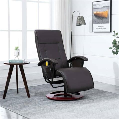 Massage Chair Brown Faux Leather Armchairs Gumtree Australia