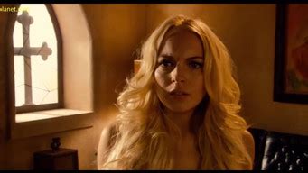 Naked Boobs Lindsay Lohan And Alicia Rachel Marek In The Movie Machete