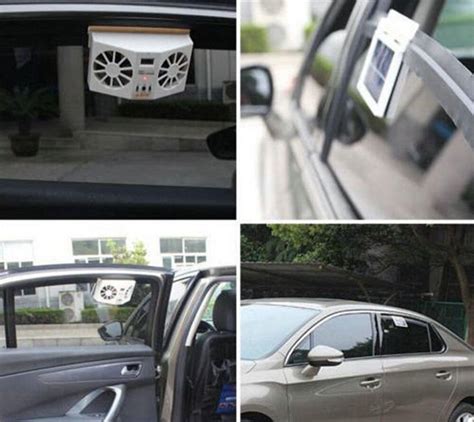 Buy Solar Powered Car Window Air Vent Ventilator Mini