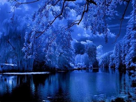 Beautiful Magical Scenery Pictures Blue Dream Love Blue Color Blue