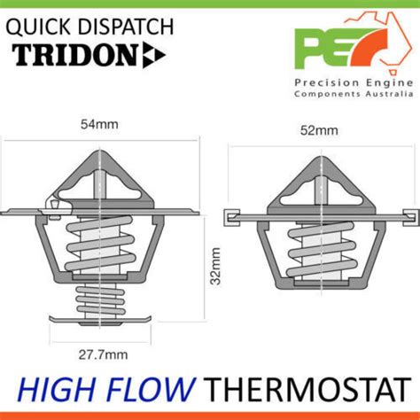 New Tridon High Flow Thermostat For Nissan X Trail T30 2 5l Qr25de Ebay
