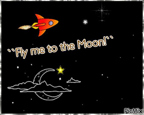 Fly Me To The Moon Free Animated  Picmix