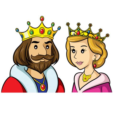 Grafika Wektorowa Queen King Queen King Obrazy Wektorowe Depositphotos