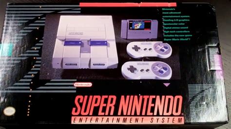 Rare Snes Super Nintendo Console Complete In Box Youtube