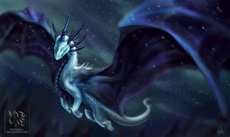 Among The Stars By Raveruna On Deviantart Fairy Dragon Dragon