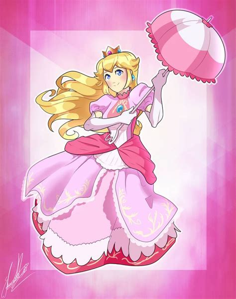 Super Smash Bros Ultimate Princess Peach By Frossartist212 On