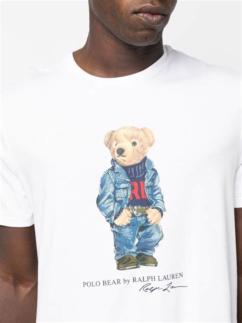 Polo Ralph Lauren T Shirt Teddy Bear Con Stampa Farfetch