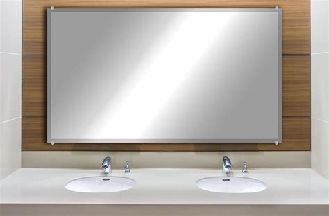 American Made Beveled Frameless Rectangular Wall Mirror B 14 Frmls C Rayne Mirrors Inc