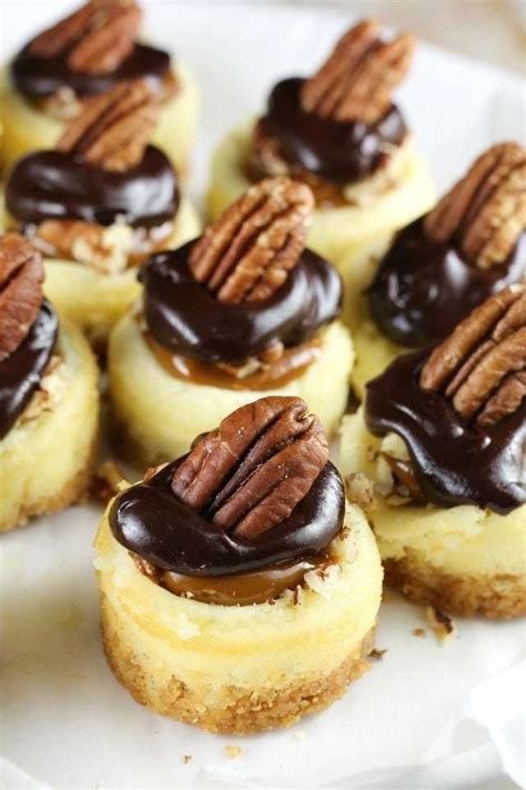 Mini Turtle Cheesecakes Recipe Is Perfect For The Holidays From