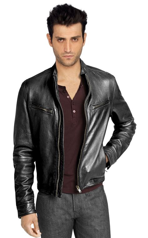 Rugged And Moto Inspired Mens Leather Jacket Mens Leather Jacket Biker