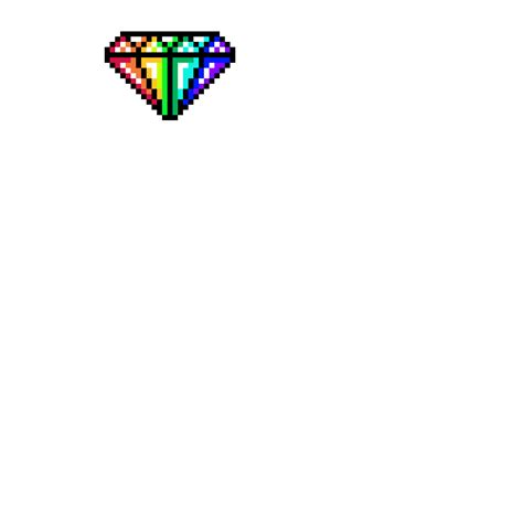 Pixilart Rainbow Diamond By Sharp