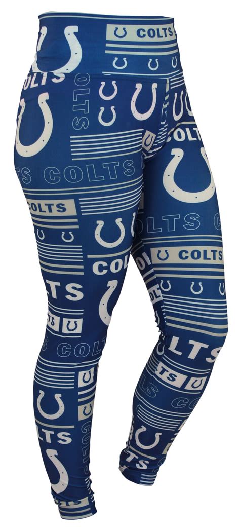 Zubaz Nfl Indianapolis Colts Womens Team Column Leggings Ebay