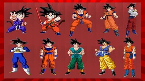 Trajes De Goku Youtube