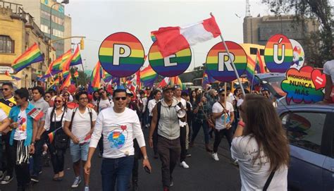 así se desarrolló la marcha del orgullo lgbt en lima [fotos y video] lima peru21