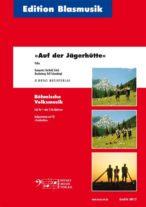 Auf Der Jägerhütte Novas Musikverlag Berthold Schick