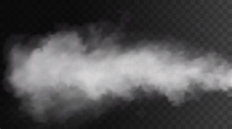 Vector Isolated Smoke Png White Smoke Texture On A Transparent Black