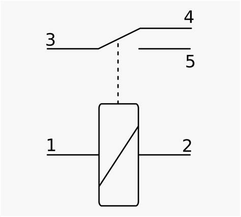 Relay Electronic Symbol Schematic Wiring Diagram