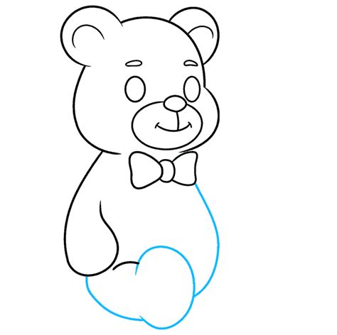 How To Draw A Teddy Bear Easy Drawing Guides