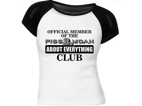Official Member Of The Piss And Moan Club Svg Pdf Eps Png  Etsy