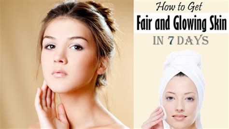 How To Get Fair Skin In 7 Days Must Try Youtube