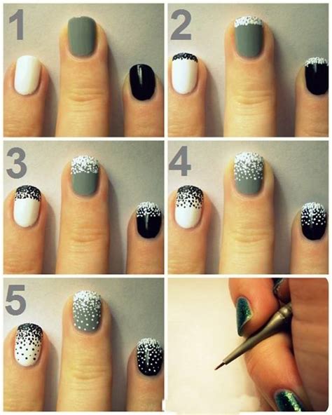 Simple Easy Step By Step Nail Arts Tutorial With Pictures For Beginners