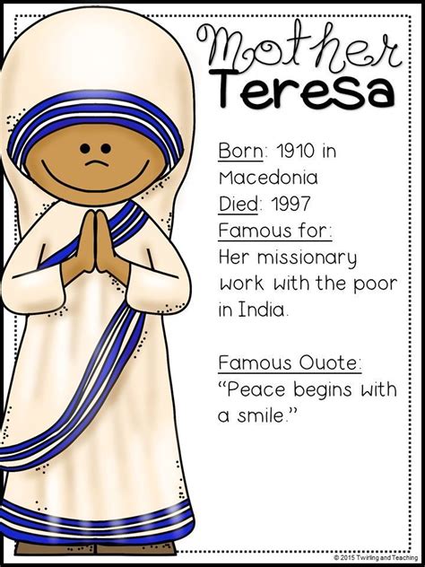 Mother Teresa Biography Madilynnfvknox