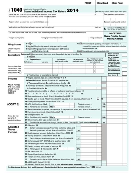 Irs Fillable Form 1040 Form 1040 Sr U S Tax Return For Seniors Definition