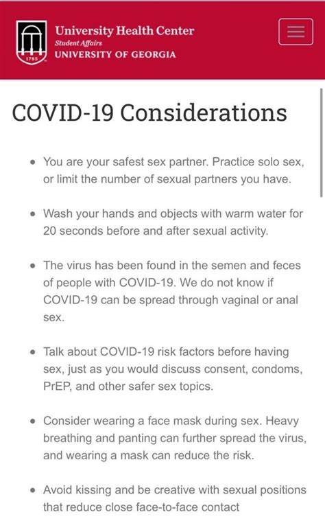 Uga Covid 19 Sex Guidelines Taken Down After Being ‘ridiculed On