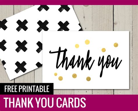 Free Printable Thank You Cards Paper And Landscapes
