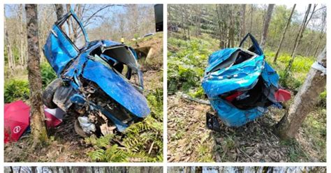 Bmw m5 ring taxi crashes, we have it on camera. Three in a family killed in crash in Kuala Krai | New Straits Times