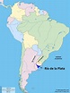 Rio De La Plata Mapa - Mapa De Rios
