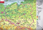 Polen Karte Mit Städten