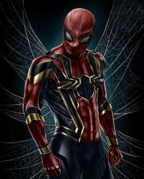 Iron Spider Marvel Spiderman Marvel Heroes Iron Spider