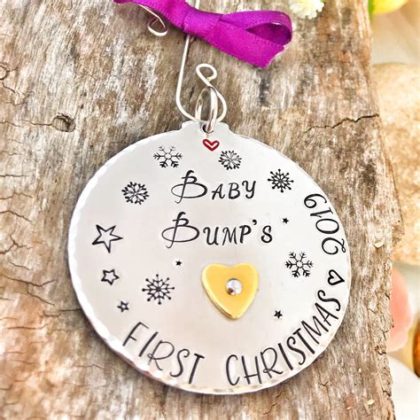Baby Bumps First Christmas Decoration First Tree Etsy