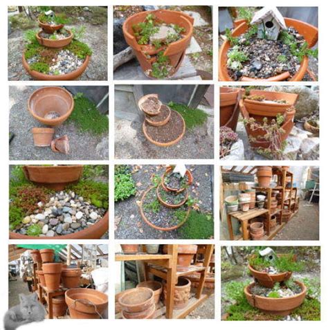 How To Break A Clay Pot For A Fairy Garden Diy Tips