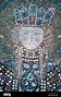 Mosaico bizantino o Ritratto di imperatrice bizantina Irene di Atene ...