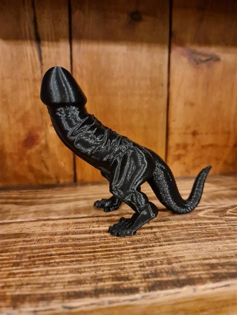 Dickasaurus Dino Cock Penis Headed Dinosaur Novelty Gag Gift Etsy