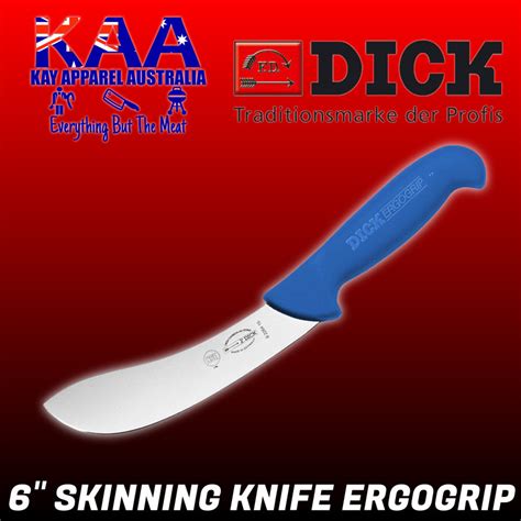 f dick 6 ergogrip skinning and slicing knife blue 8 2264 15 kay apparel aprons and home