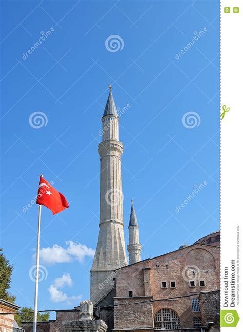Minarets Of The Muslim Mosque Of Mersin Built With Ottoman Architecture