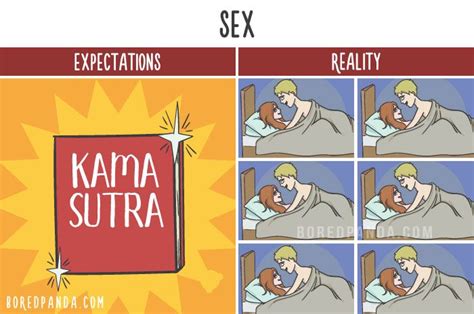 the difference between relationship expectations vs the reality in 20 illustrations