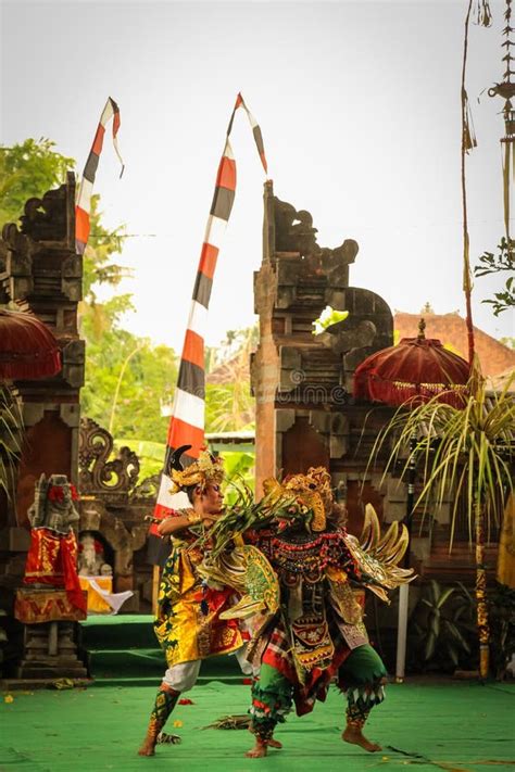 Balinese Traditional Barong Dance Editorial Image Image Of Asian