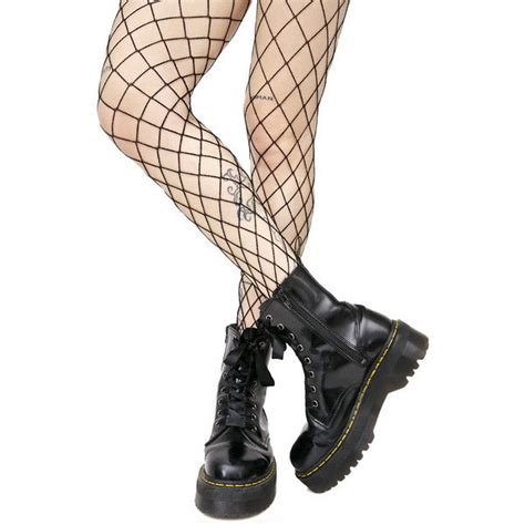 Womens Black Fishnet Stockings 10 Liked On Polyvore Featuring