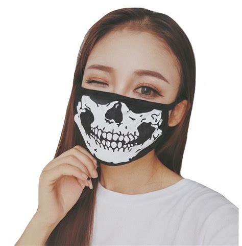 Punk Skull Black Facial Mask In 2020 Mask Facial Masks Affordable