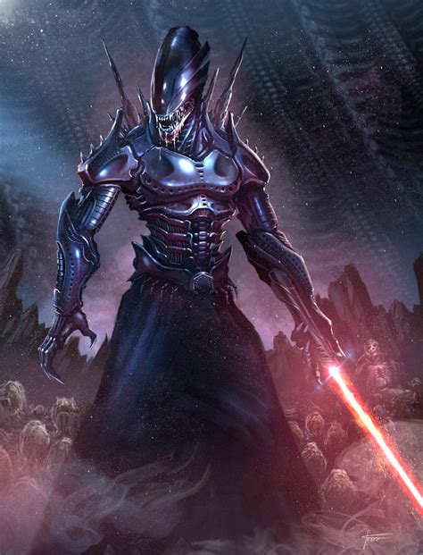 Xenomorph Sith By Cgfelker On Deviantart