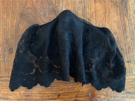 The Salomé Sexy Black Face Mask With Lace Veil 600 Thread Etsy